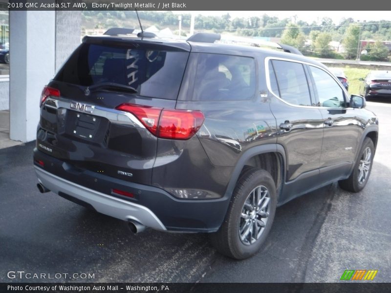 Ebony Twilight Metallic / Jet Black 2018 GMC Acadia SLT AWD