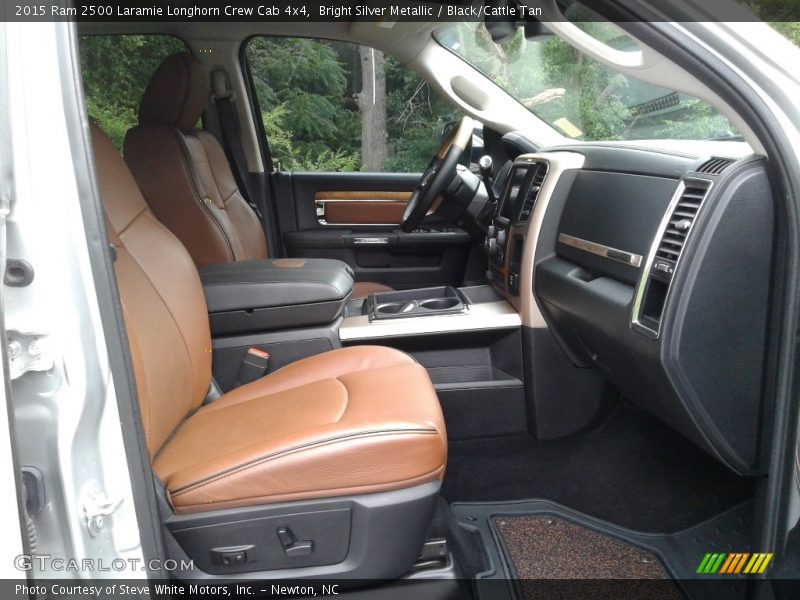 Bright Silver Metallic / Black/Cattle Tan 2015 Ram 2500 Laramie Longhorn Crew Cab 4x4
