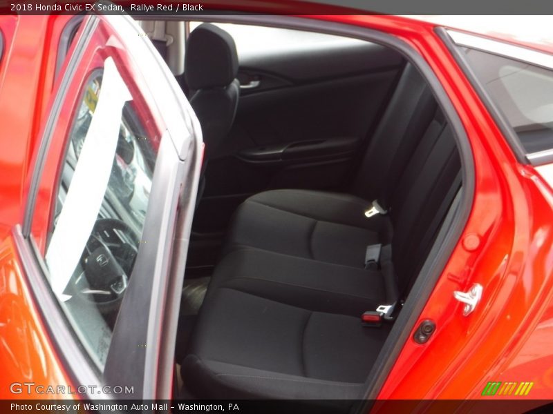 Rallye Red / Black 2018 Honda Civic EX Sedan