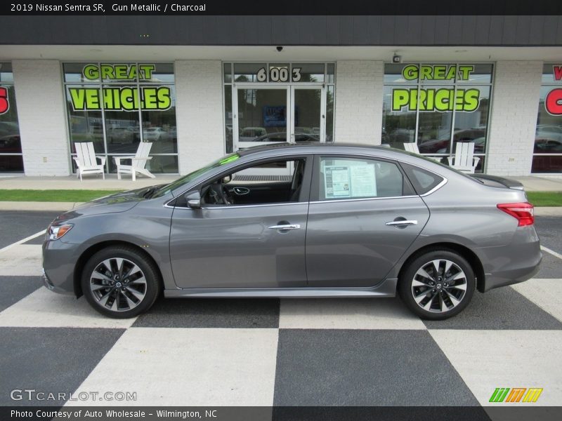 Gun Metallic / Charcoal 2019 Nissan Sentra SR