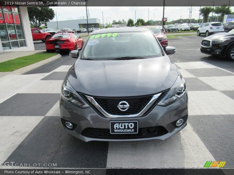 Gun Metallic / Charcoal 2019 Nissan Sentra SR