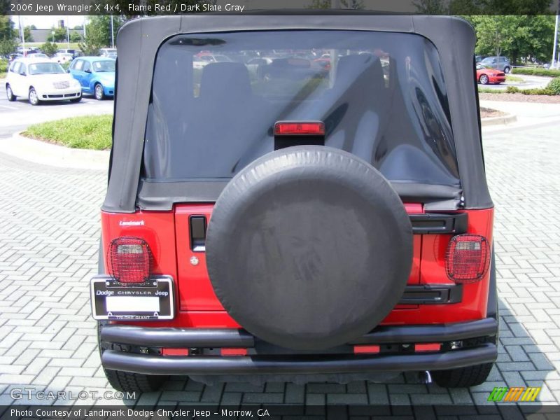 Flame Red / Dark Slate Gray 2006 Jeep Wrangler X 4x4