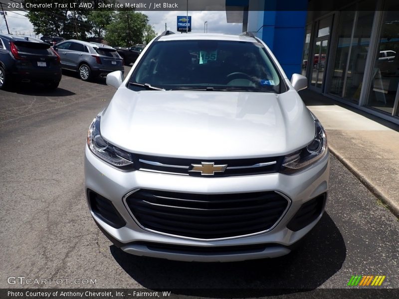 Silver Ice Metallic / Jet Black 2021 Chevrolet Trax LT AWD