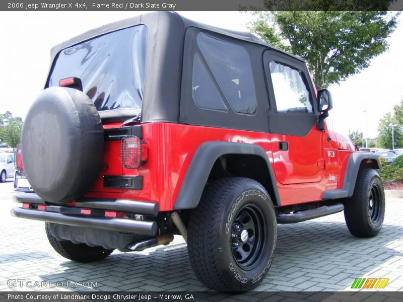 Flame Red / Dark Slate Gray 2006 Jeep Wrangler X 4x4