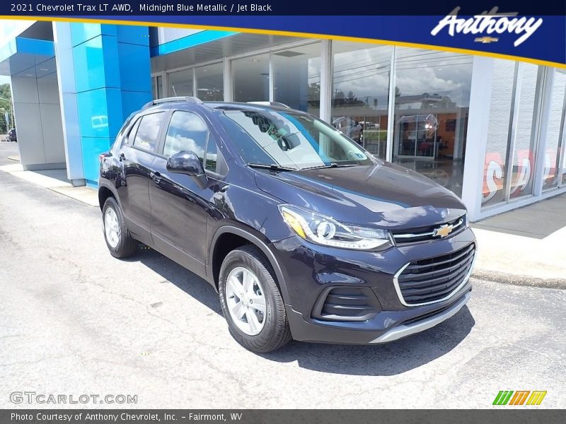 Midnight Blue Metallic / Jet Black 2021 Chevrolet Trax LT AWD