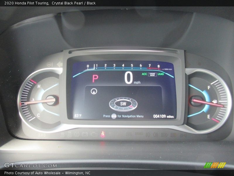Crystal Black Pearl / Black 2020 Honda Pilot Touring