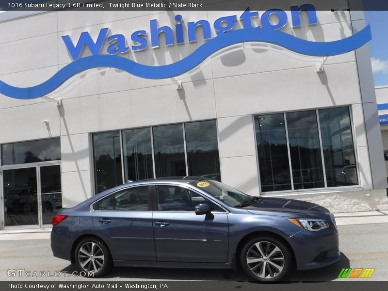 Twilight Blue Metallic / Slate Black 2016 Subaru Legacy 3.6R Limited