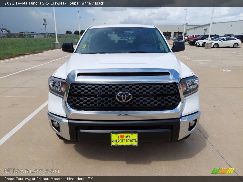 Super White / Black 2021 Toyota Tundra SR5 CrewMax
