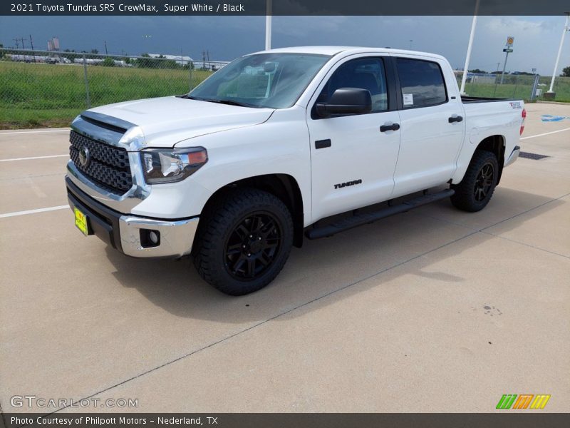 Super White / Black 2021 Toyota Tundra SR5 CrewMax