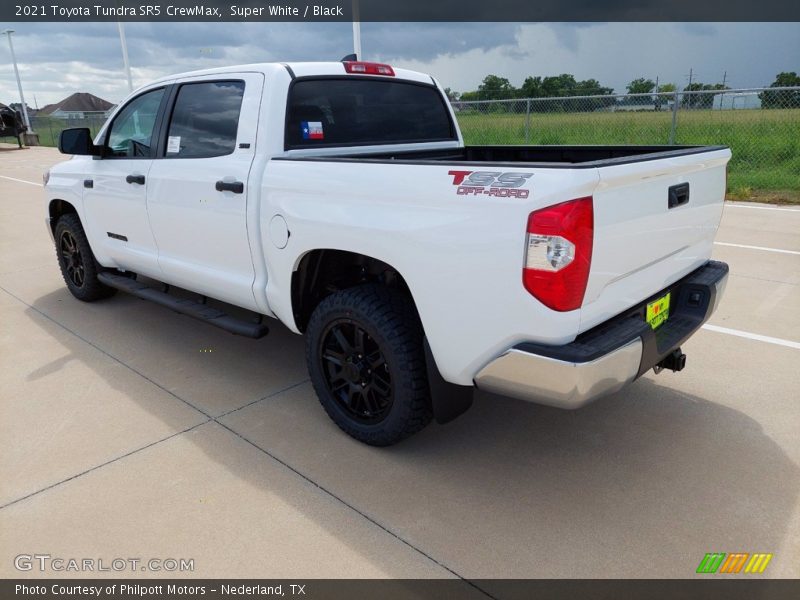 Super White / Black 2021 Toyota Tundra SR5 CrewMax