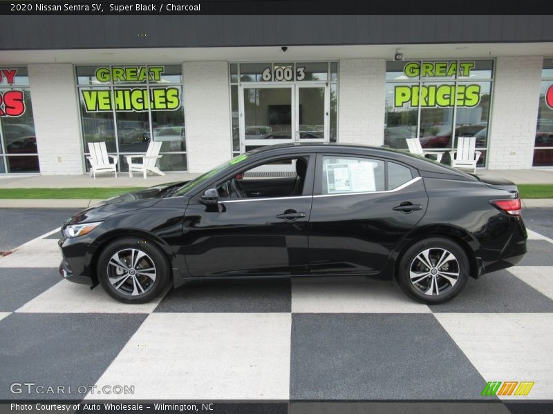 Super Black / Charcoal 2020 Nissan Sentra SV