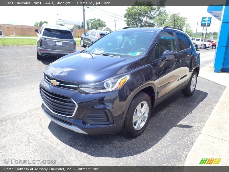 Midnight Blue Metallic / Jet Black 2021 Chevrolet Trax LT AWD