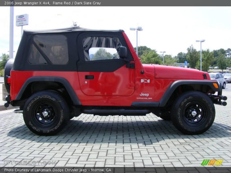 Flame Red / Dark Slate Gray 2006 Jeep Wrangler X 4x4
