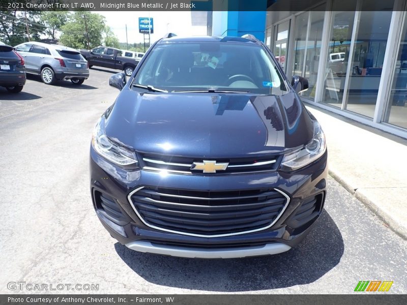 Midnight Blue Metallic / Jet Black 2021 Chevrolet Trax LT AWD