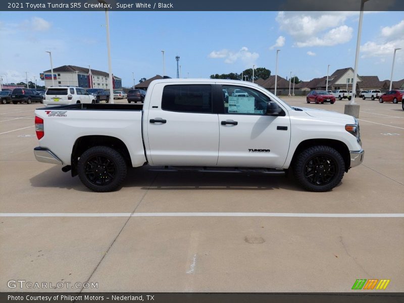 Super White / Black 2021 Toyota Tundra SR5 CrewMax