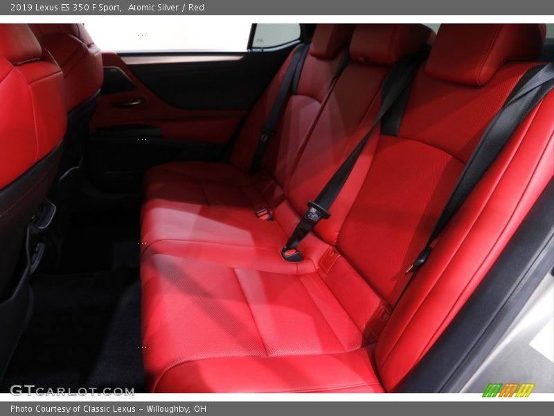 Atomic Silver / Red 2019 Lexus ES 350 F Sport