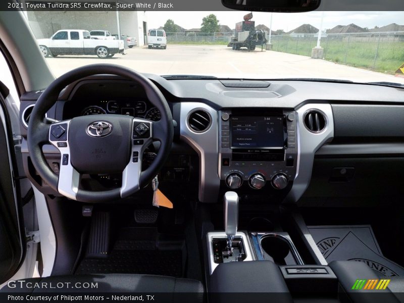 Super White / Black 2021 Toyota Tundra SR5 CrewMax