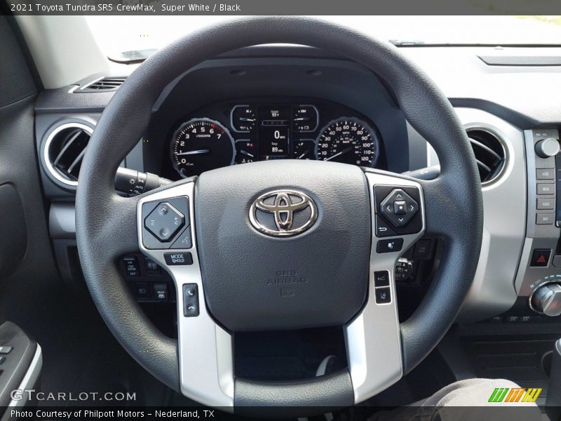 Super White / Black 2021 Toyota Tundra SR5 CrewMax