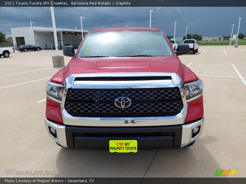 Barcelona Red Metallic / Graphite 2021 Toyota Tundra SR5 CrewMax