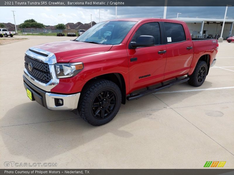 Barcelona Red Metallic / Graphite 2021 Toyota Tundra SR5 CrewMax