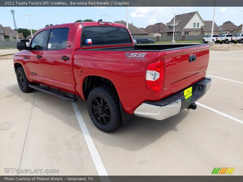 Barcelona Red Metallic / Graphite 2021 Toyota Tundra SR5 CrewMax