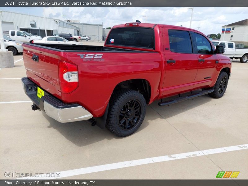 Barcelona Red Metallic / Graphite 2021 Toyota Tundra SR5 CrewMax