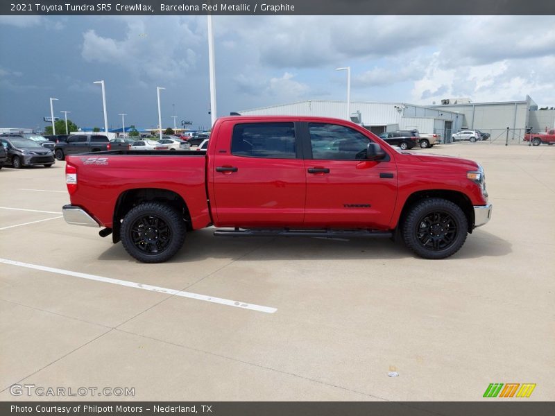 Barcelona Red Metallic / Graphite 2021 Toyota Tundra SR5 CrewMax