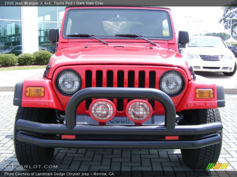Flame Red / Dark Slate Gray 2006 Jeep Wrangler X 4x4