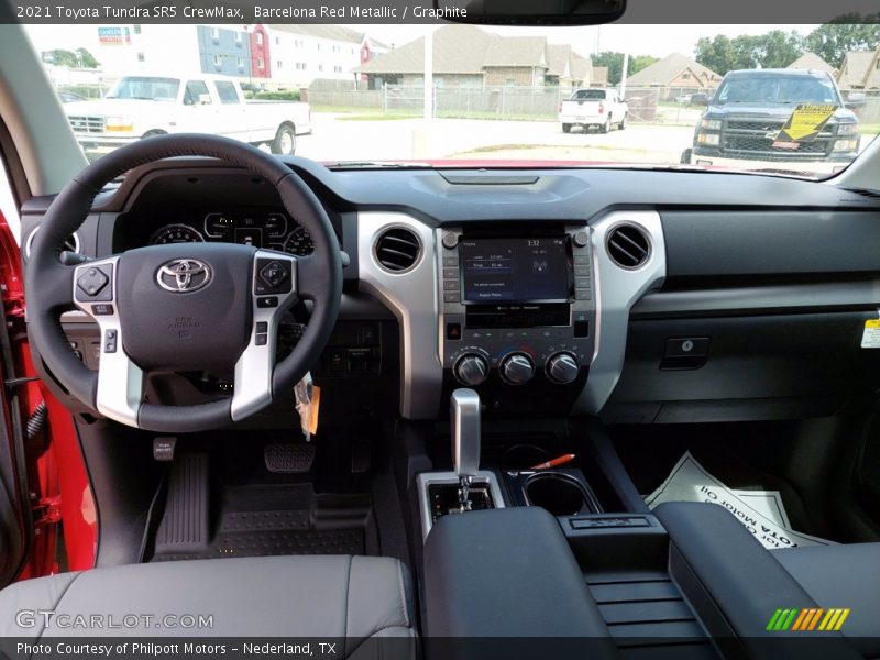 Barcelona Red Metallic / Graphite 2021 Toyota Tundra SR5 CrewMax