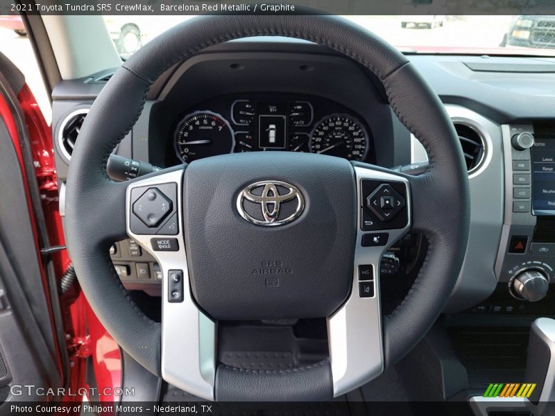 Barcelona Red Metallic / Graphite 2021 Toyota Tundra SR5 CrewMax