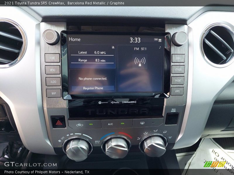 Barcelona Red Metallic / Graphite 2021 Toyota Tundra SR5 CrewMax