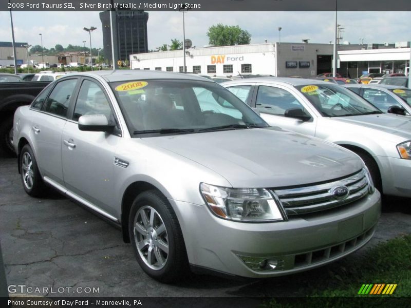 Silver Birch Metallic / Medium Light Stone 2008 Ford Taurus SEL