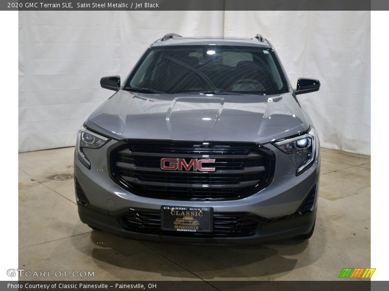 Satin Steel Metallic / Jet Black 2020 GMC Terrain SLE