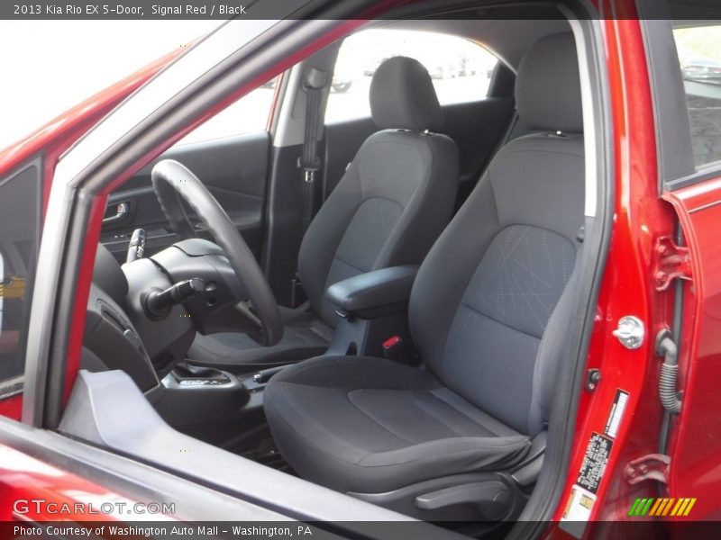 Signal Red / Black 2013 Kia Rio EX 5-Door