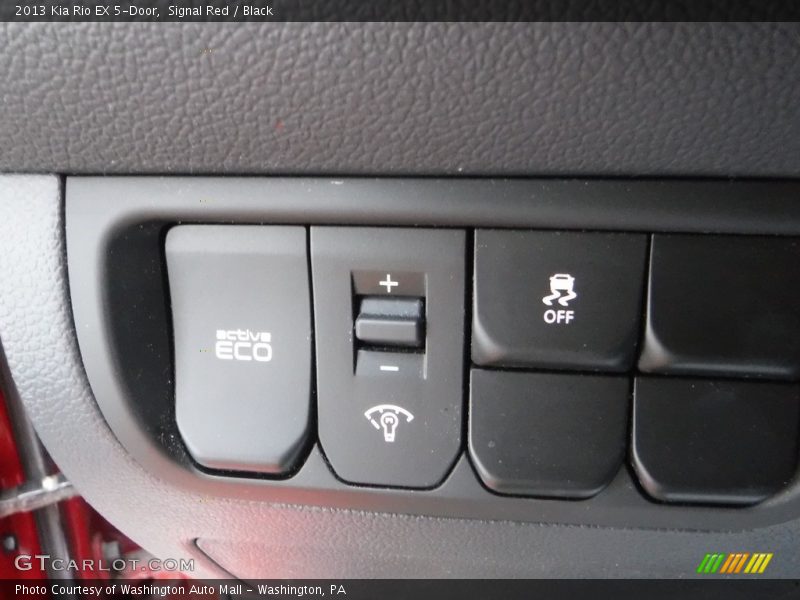 Signal Red / Black 2013 Kia Rio EX 5-Door