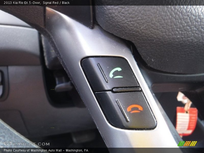 Signal Red / Black 2013 Kia Rio EX 5-Door