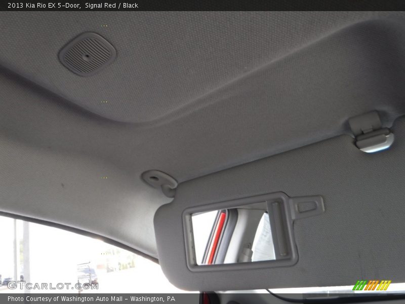 Signal Red / Black 2013 Kia Rio EX 5-Door