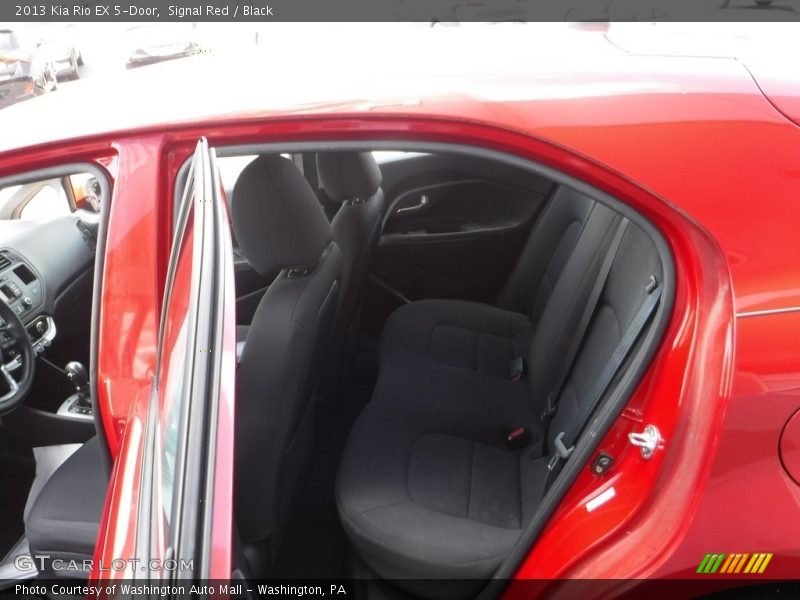 Signal Red / Black 2013 Kia Rio EX 5-Door
