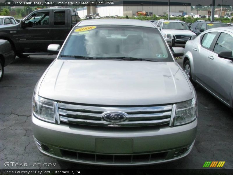 Silver Birch Metallic / Medium Light Stone 2008 Ford Taurus SEL