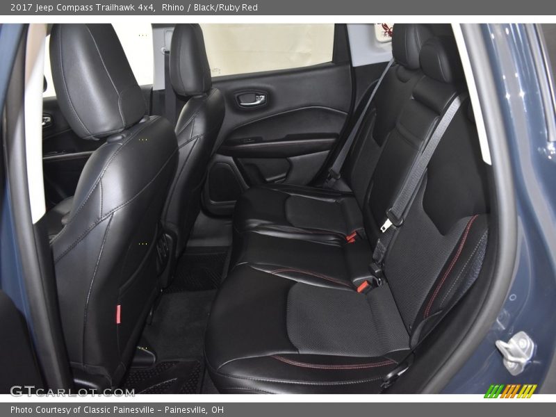 Rhino / Black/Ruby Red 2017 Jeep Compass Trailhawk 4x4