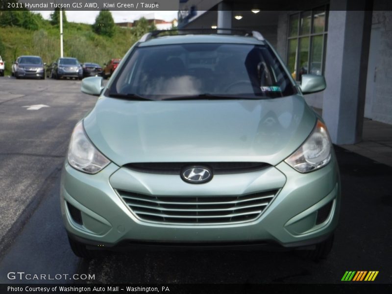 Kiwi Green / Taupe 2011 Hyundai Tucson GLS AWD
