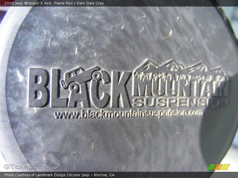 Flame Red / Dark Slate Gray 2006 Jeep Wrangler X 4x4