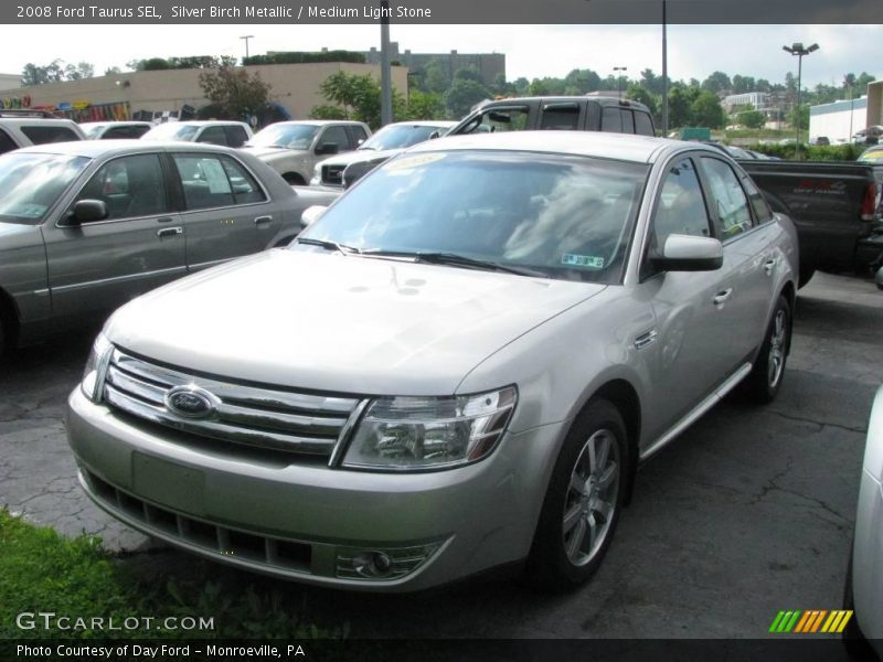 Silver Birch Metallic / Medium Light Stone 2008 Ford Taurus SEL