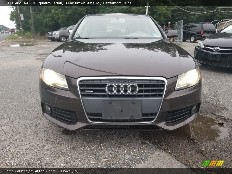 Teak Brown Metallic / Cardamom Beige 2011 Audi A4 2.0T quattro Sedan