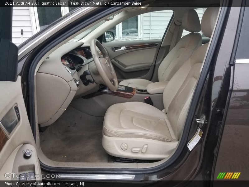 Teak Brown Metallic / Cardamom Beige 2011 Audi A4 2.0T quattro Sedan