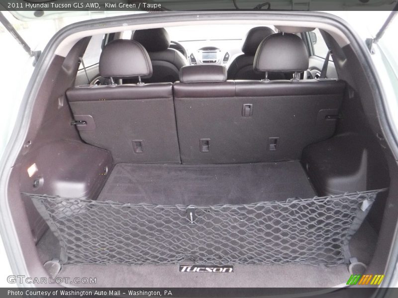 Kiwi Green / Taupe 2011 Hyundai Tucson GLS AWD