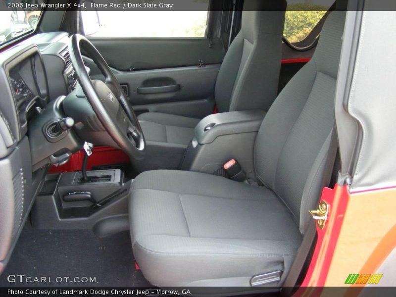 Flame Red / Dark Slate Gray 2006 Jeep Wrangler X 4x4
