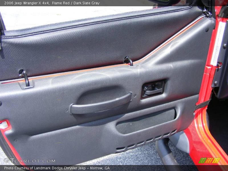 Flame Red / Dark Slate Gray 2006 Jeep Wrangler X 4x4
