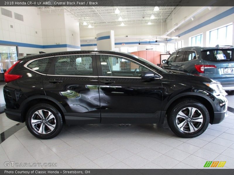 Crystal Black Pearl / Black 2018 Honda CR-V LX AWD