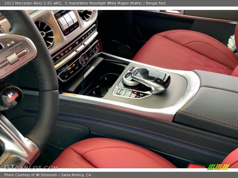 Controls of 2021 G 63 AMG